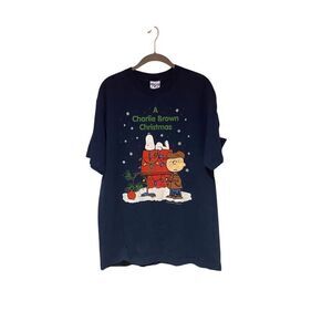 Vintage 50s celebration peanuts tag a Charlie Brown Christmas T-shirt size large